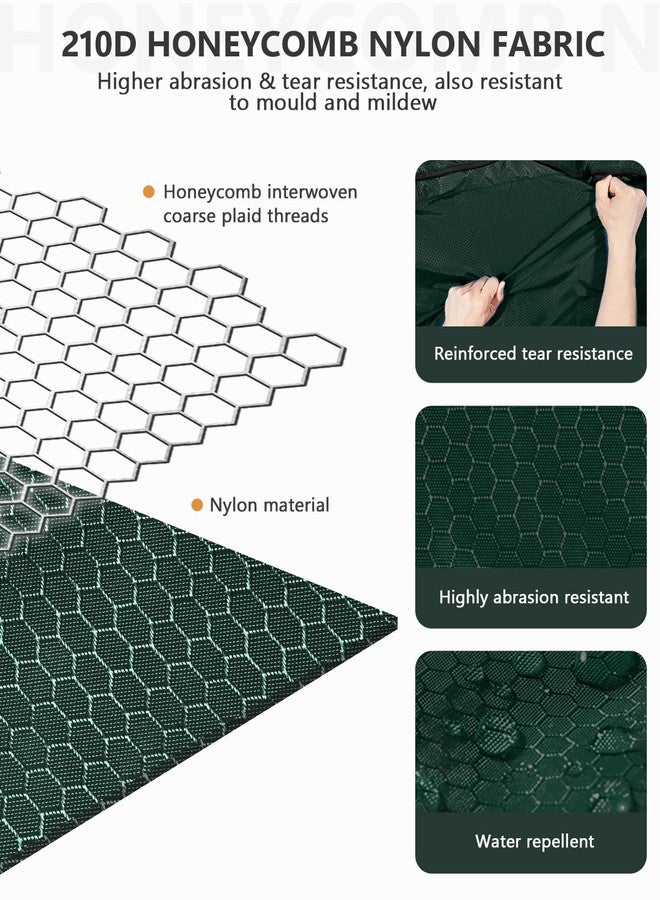 Gonex 80L Packable Travel Duffle Bag Foldable Duffel Bags for Luggage Gym Sports Camping Travelling Cycling Storage Shopping Water & Tear Resistant Dark Green - Image 5